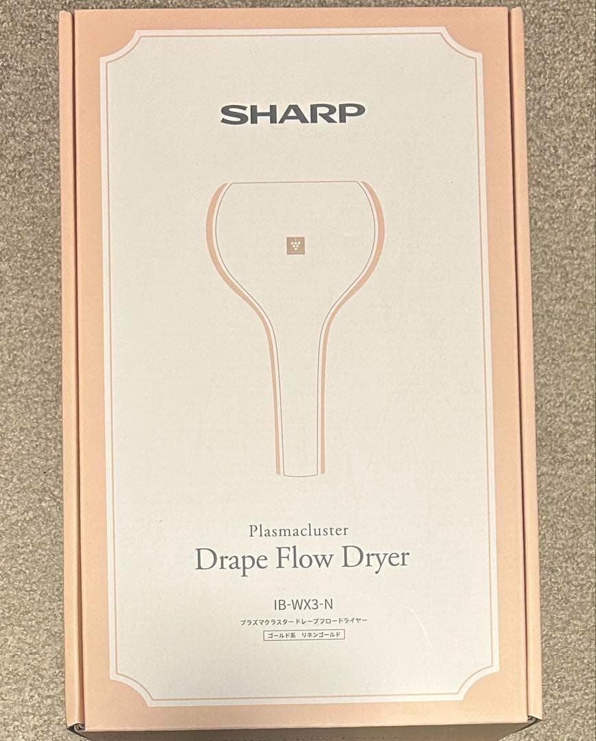 シャープ ドライヤー IB-WX3-N プラズマクラスターリネンゴールド