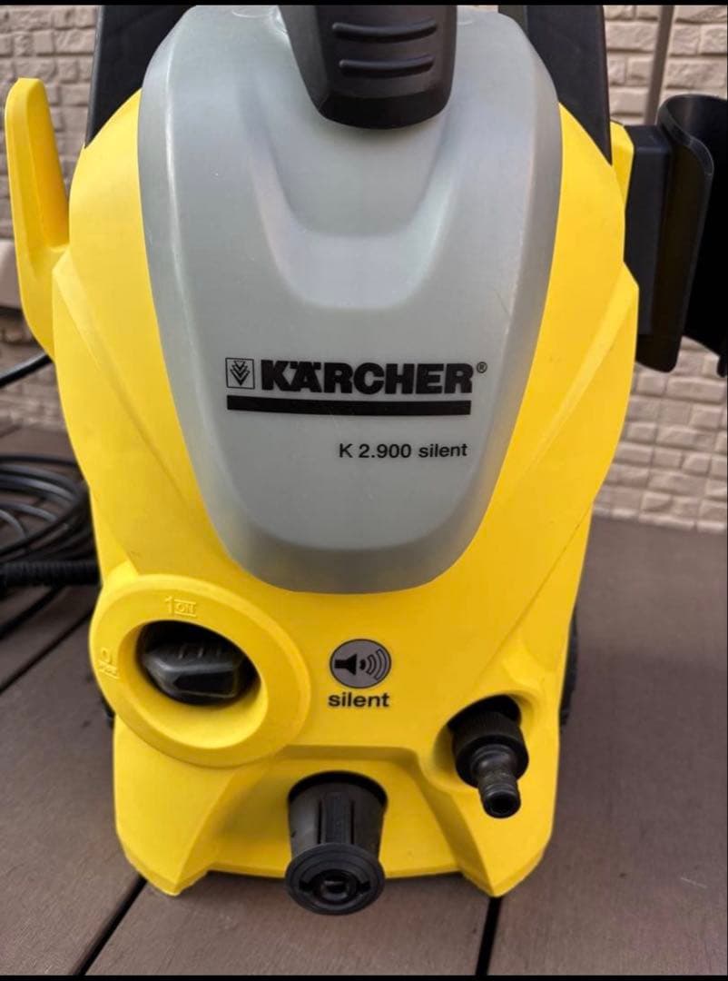 KARCHER K 2.900 silent 高圧洗浄機本体　説明書付ケルヒャー