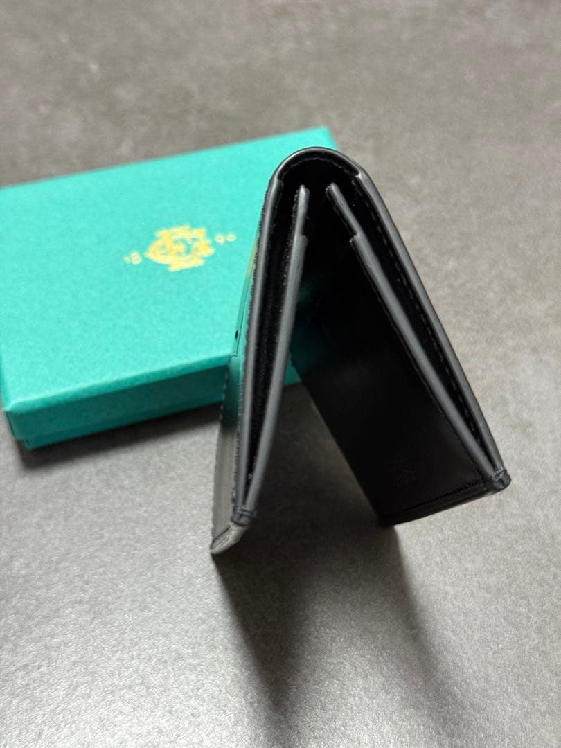 エドワードグリーン 黒 レザー 名刺入れ 箱付き 値段交渉ok