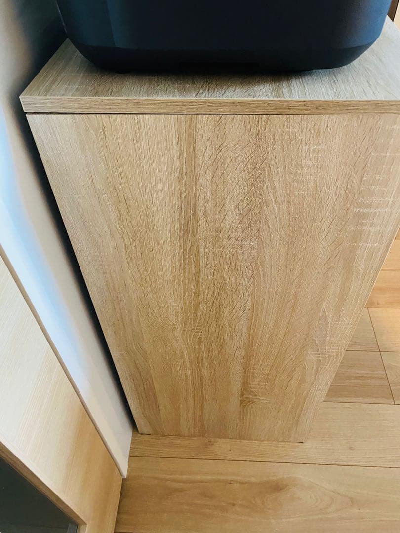 プラム　レンジ台（2口コンセントあり）