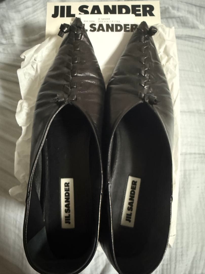 ★美品・最終値下げ★JIL SANDER バレリーナスリッポン 39 ブラック