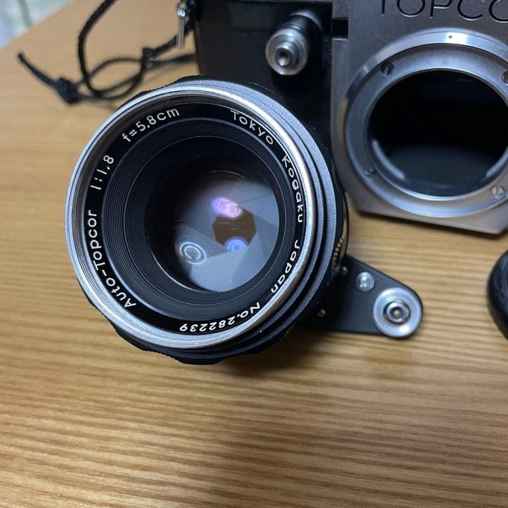 【稀少】東京光学トプコン R TOPCON R レンズ付き 中古品 レトロカメラ