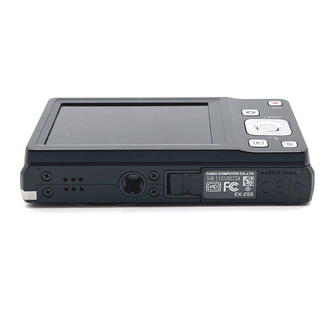 【極美品】 CASIO EXILIM EX-ZS5 コンパクトデジタルカメラ 黒
