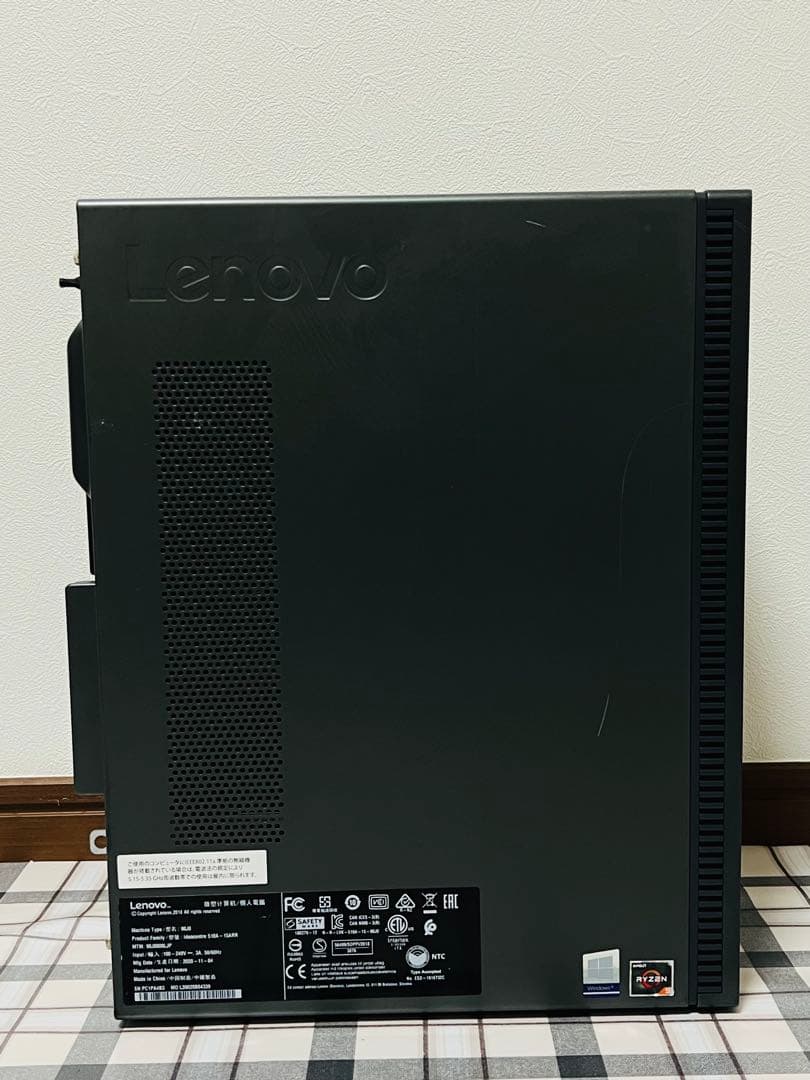 LENOVO RYZENデスクトップパソコン Office/SSD256/2TB