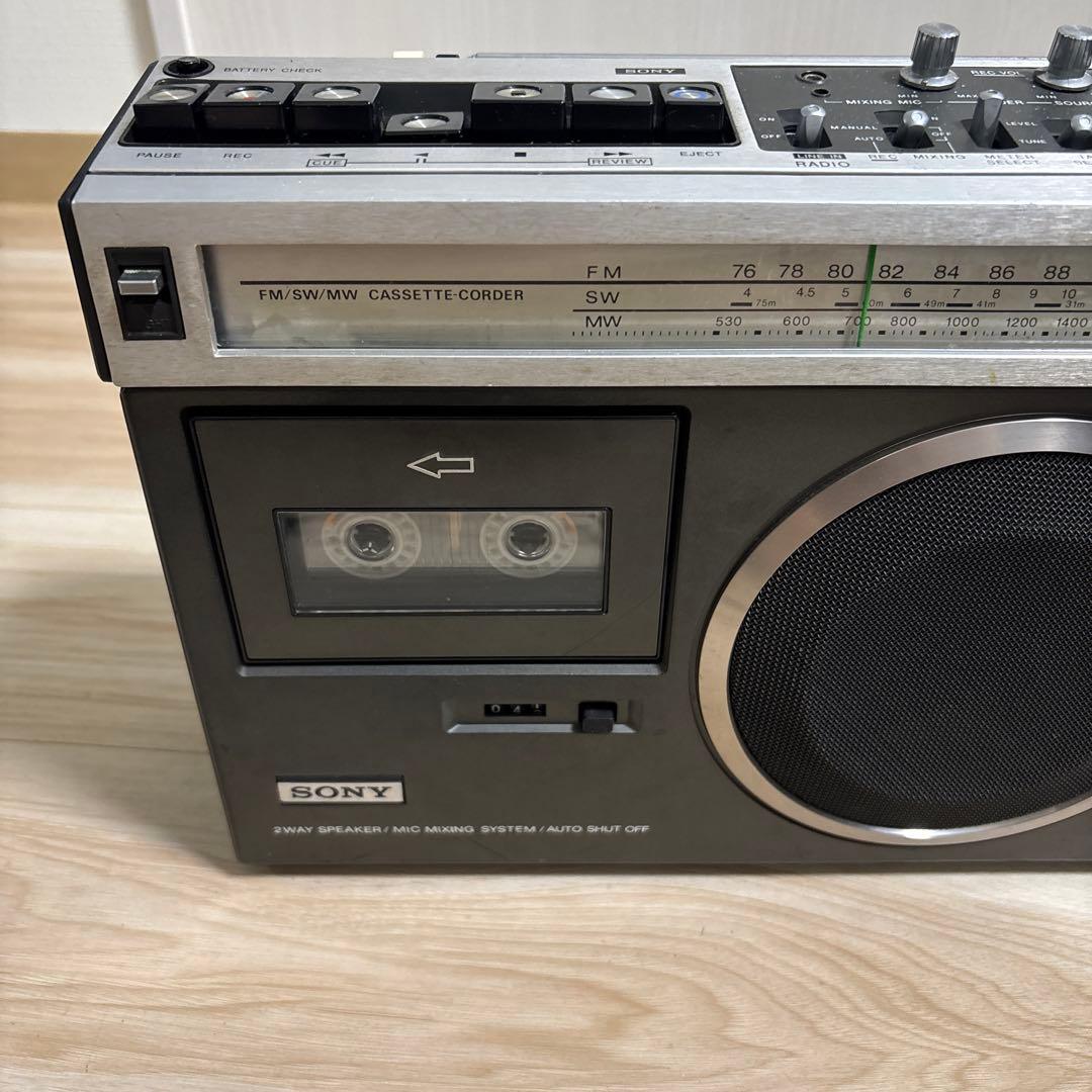 SONY CF-1980Ⅱラジオ・カセットプレーヤー グレー