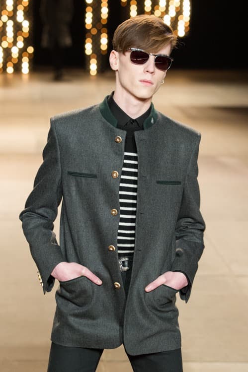 稀少 サイズ42 SAINT LAURENT サンローラン オフィサージャケット