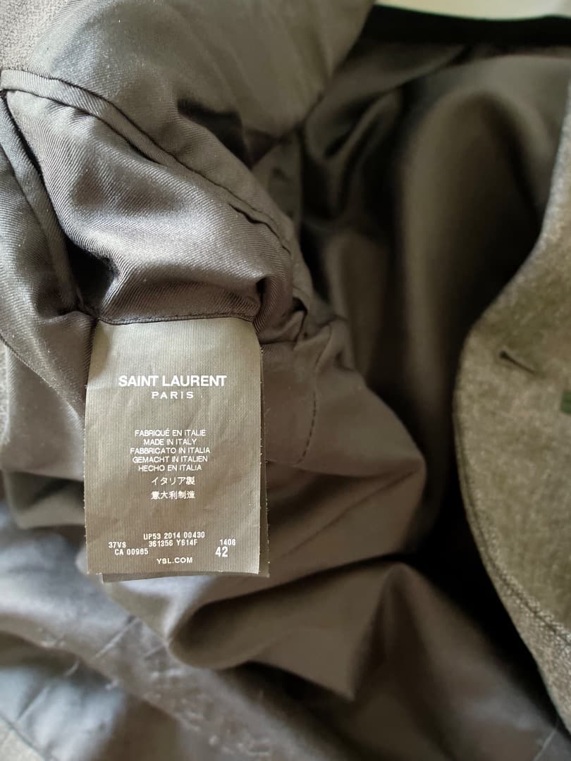 稀少 サイズ42 SAINT LAURENT サンローラン オフィサージャケット