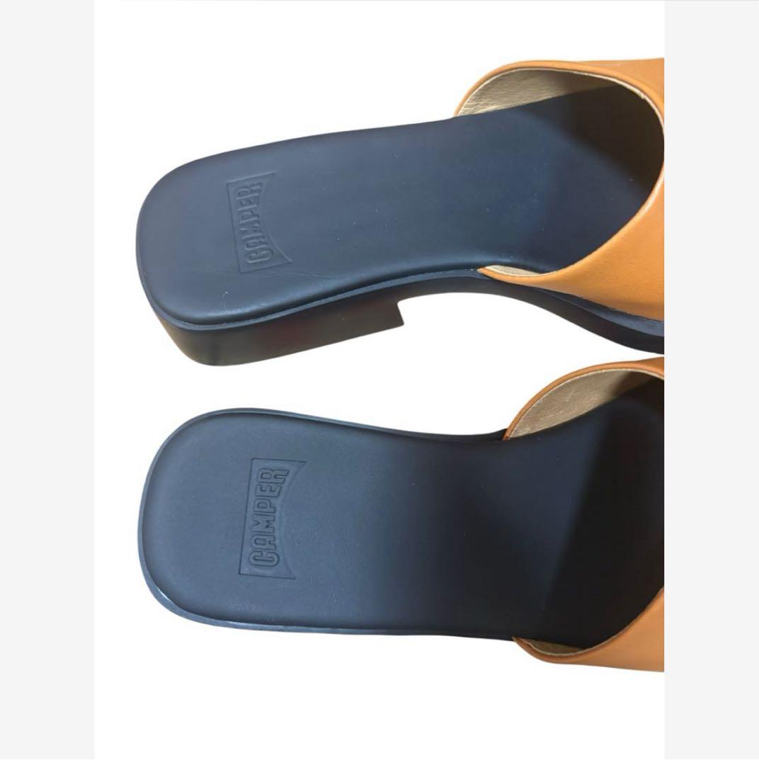 新品 Camper Dana カンペール サンダル ブラウン 24cm