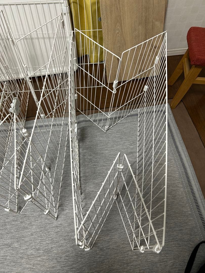 アイリスオーヤマ　ペットケージ３段PEC-903V ホワイト　中古美品