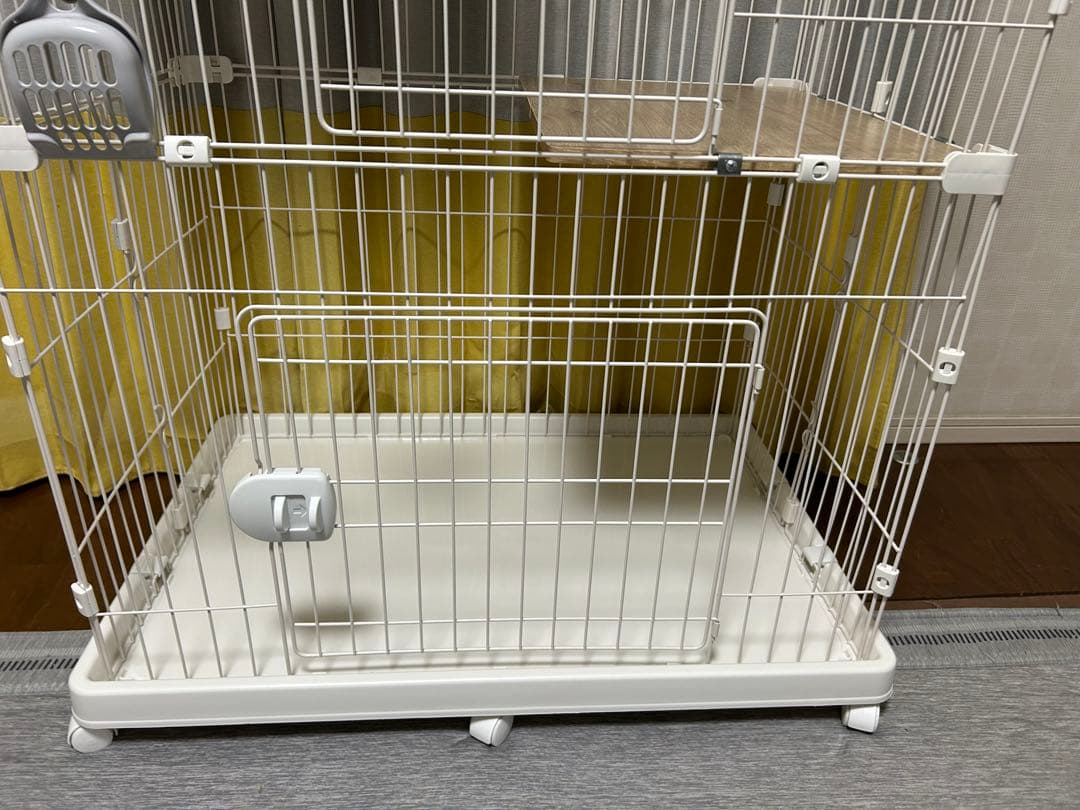 アイリスオーヤマ　ペットケージ３段PEC-903V ホワイト　中古美品