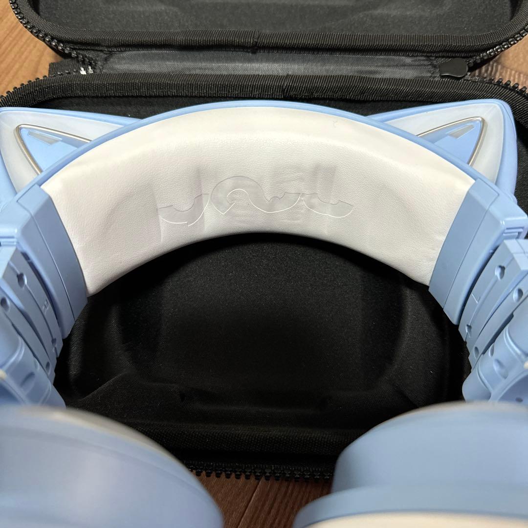 YOWU 猫耳ヘッドホン ブルー