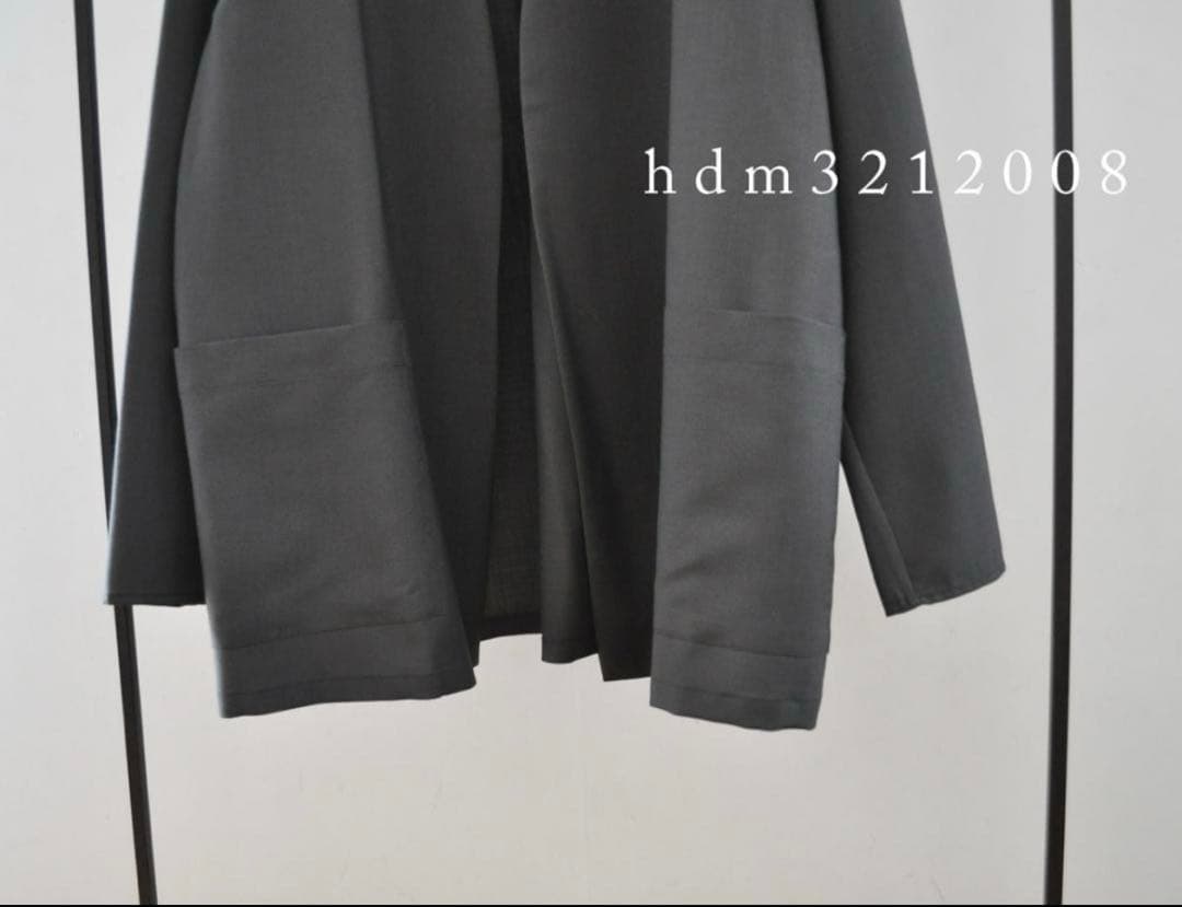 marka モヘア トロピカル LAPELLESS SHIRT JACKET