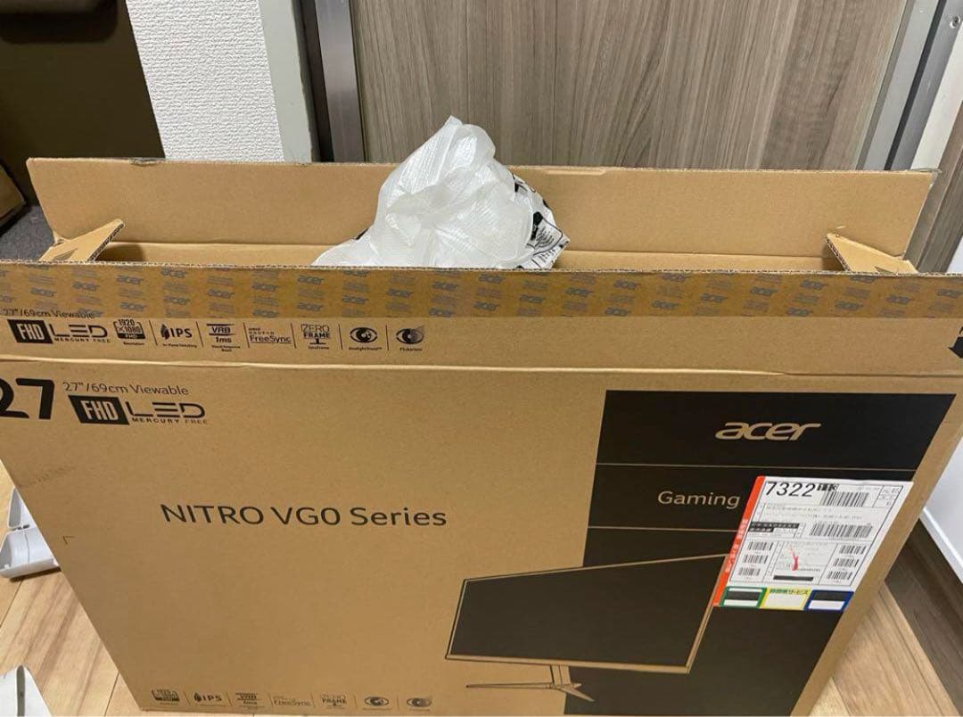 スマホ・タブレット・パソコン acer ACER VG270BMIIFX