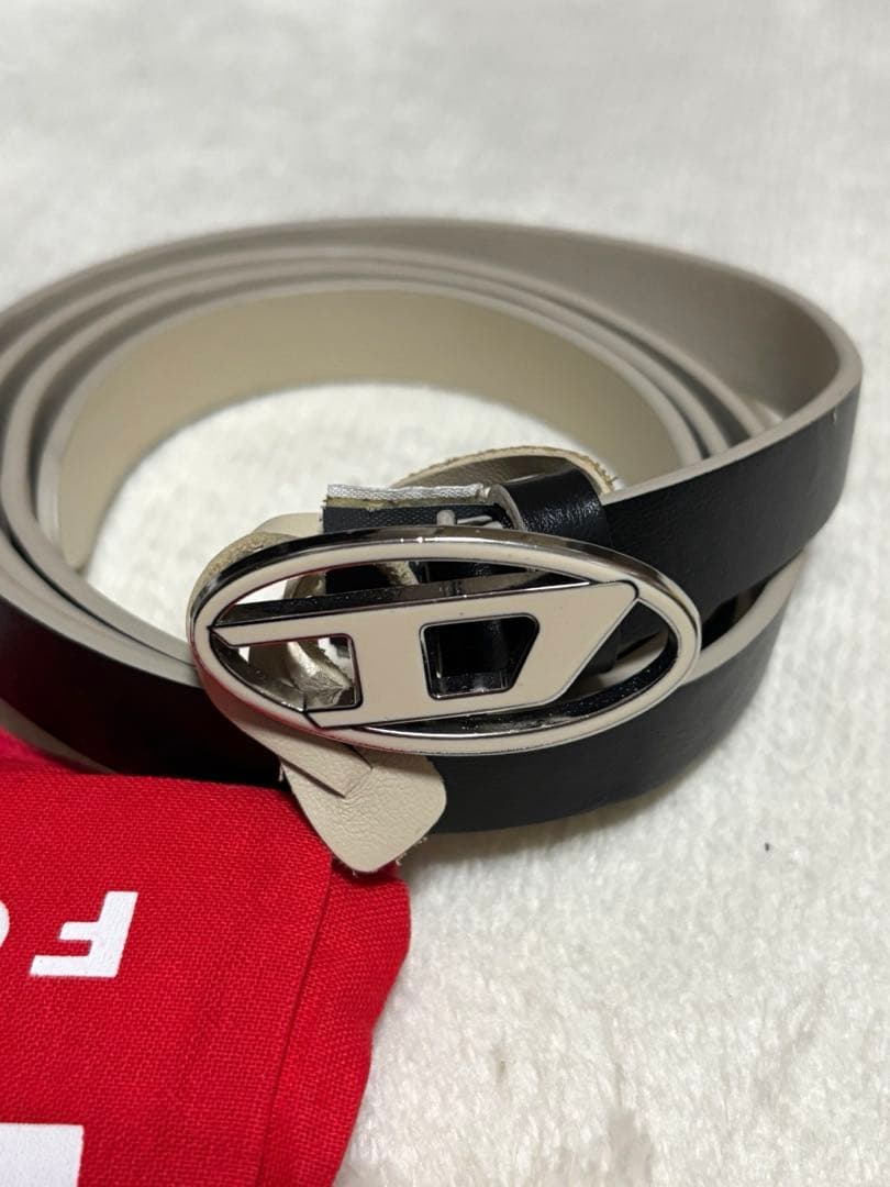 diesel レディース　カウレザーベルト　80