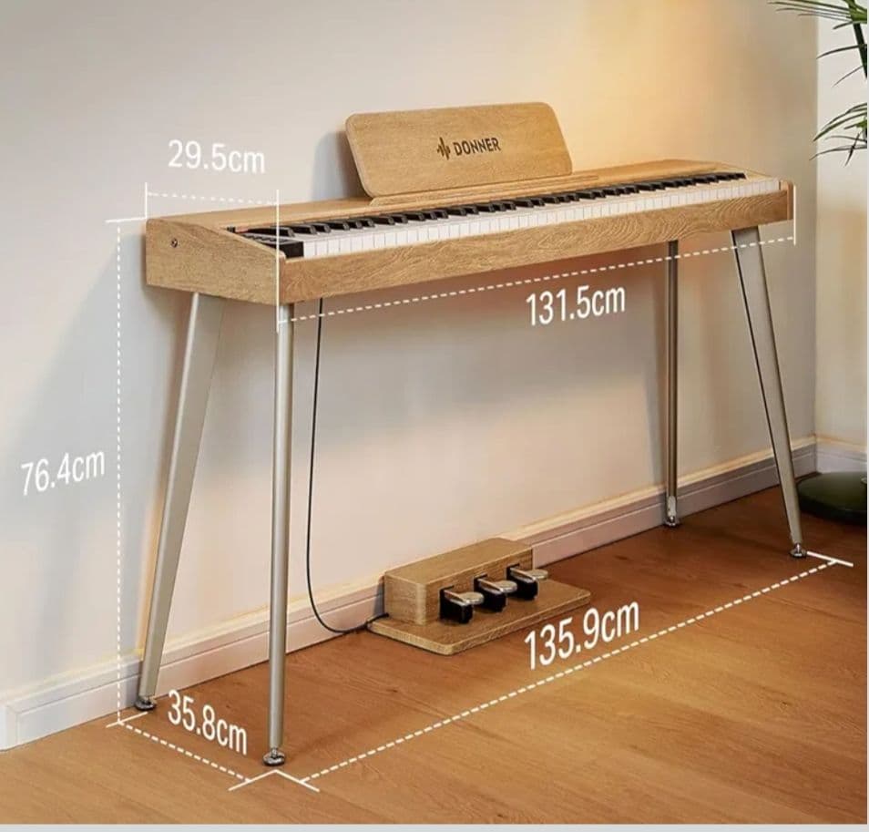 Donner ドナー 電子ピアノ セミウェイト 88鍵盤 DDP-60