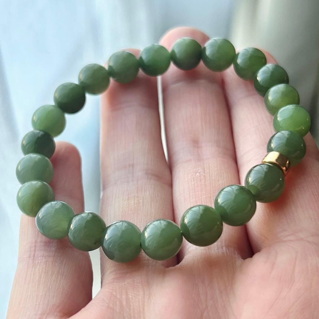 御専用商品　ネフライト・ブルーアパタイト・ラベンダーアメジストブレスレット