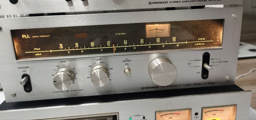 Pioneer カセットデッキ CT-4 . TX-6700 . SA-6700