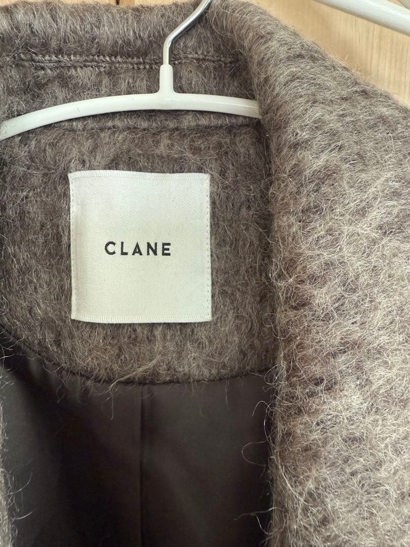 ジャケット・アウター CLANE MIX SHAGGY OVER TAILORED JACKET