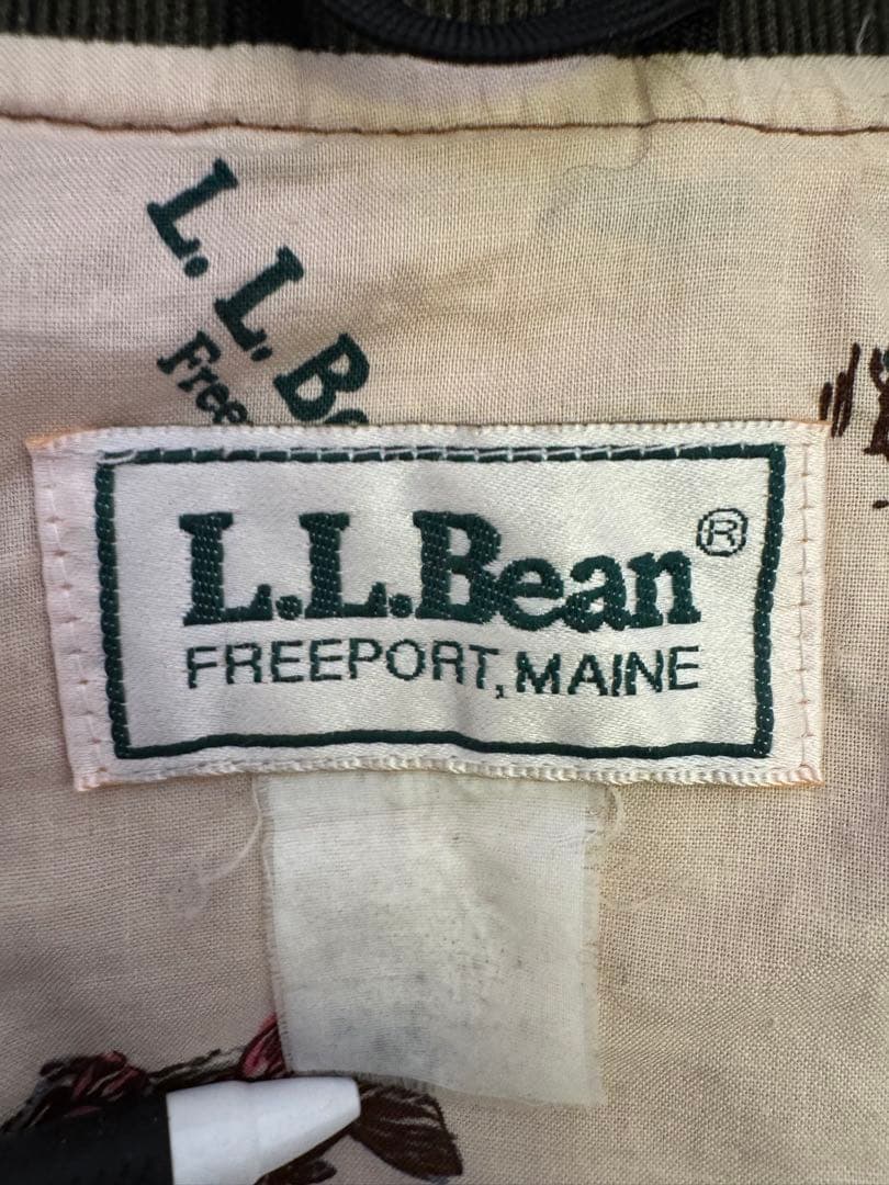 メ*4様 USA製 L.L.Bean アニマルプリント裏地 ダックハンティングジ