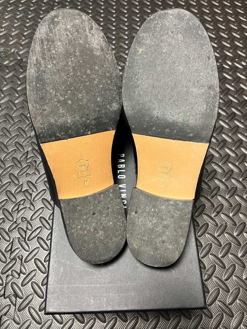 サイズM/レザーサンダル/PABLO VINCI/パブロヴィンチ