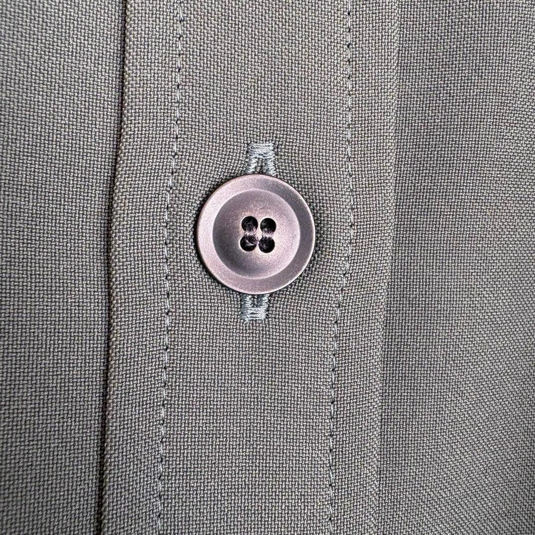 美品✨ SOEJU ソフトオックスシャツワンピース S カーキ 現行品