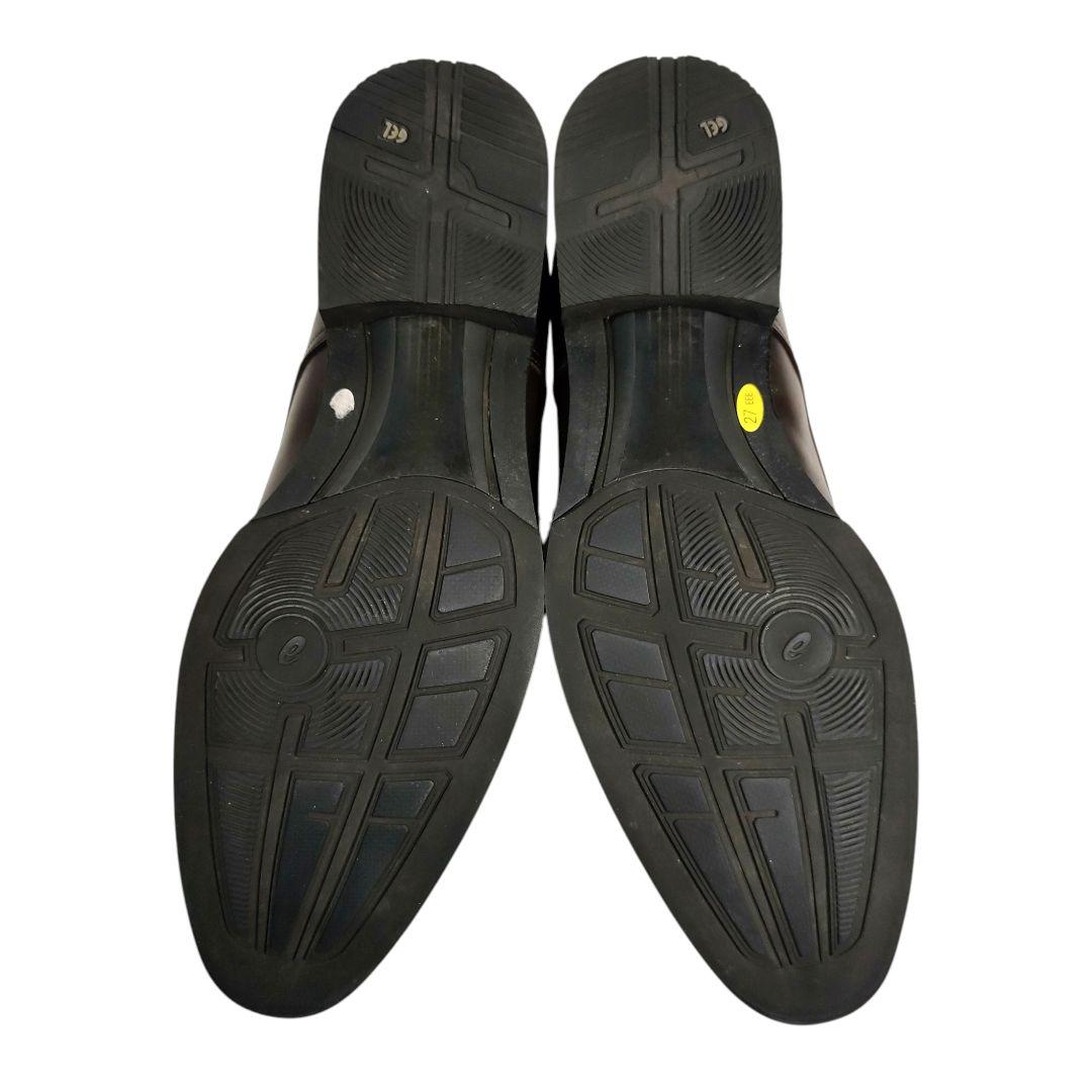 アシックス ランウォーク 革靴 ダークブラウン 27.0cm 未使用級 ビジネス