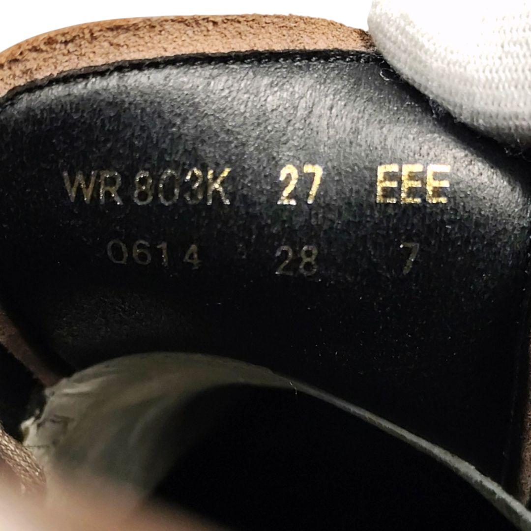 アシックス ランウォーク 革靴 ダークブラウン 27.0cm 未使用級 ビジネス