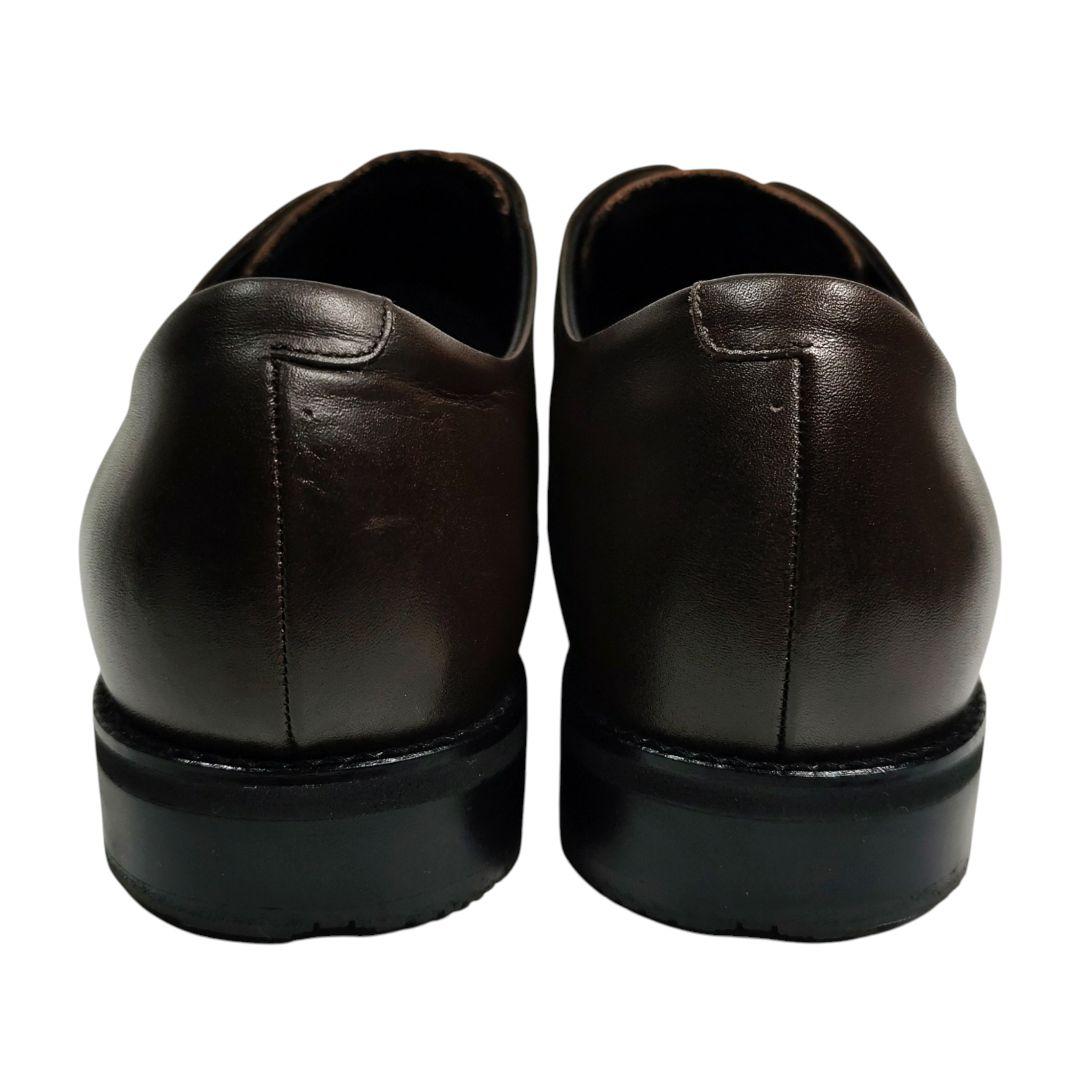 アシックス ランウォーク 革靴 ダークブラウン 27.0cm 未使用級 ビジネス