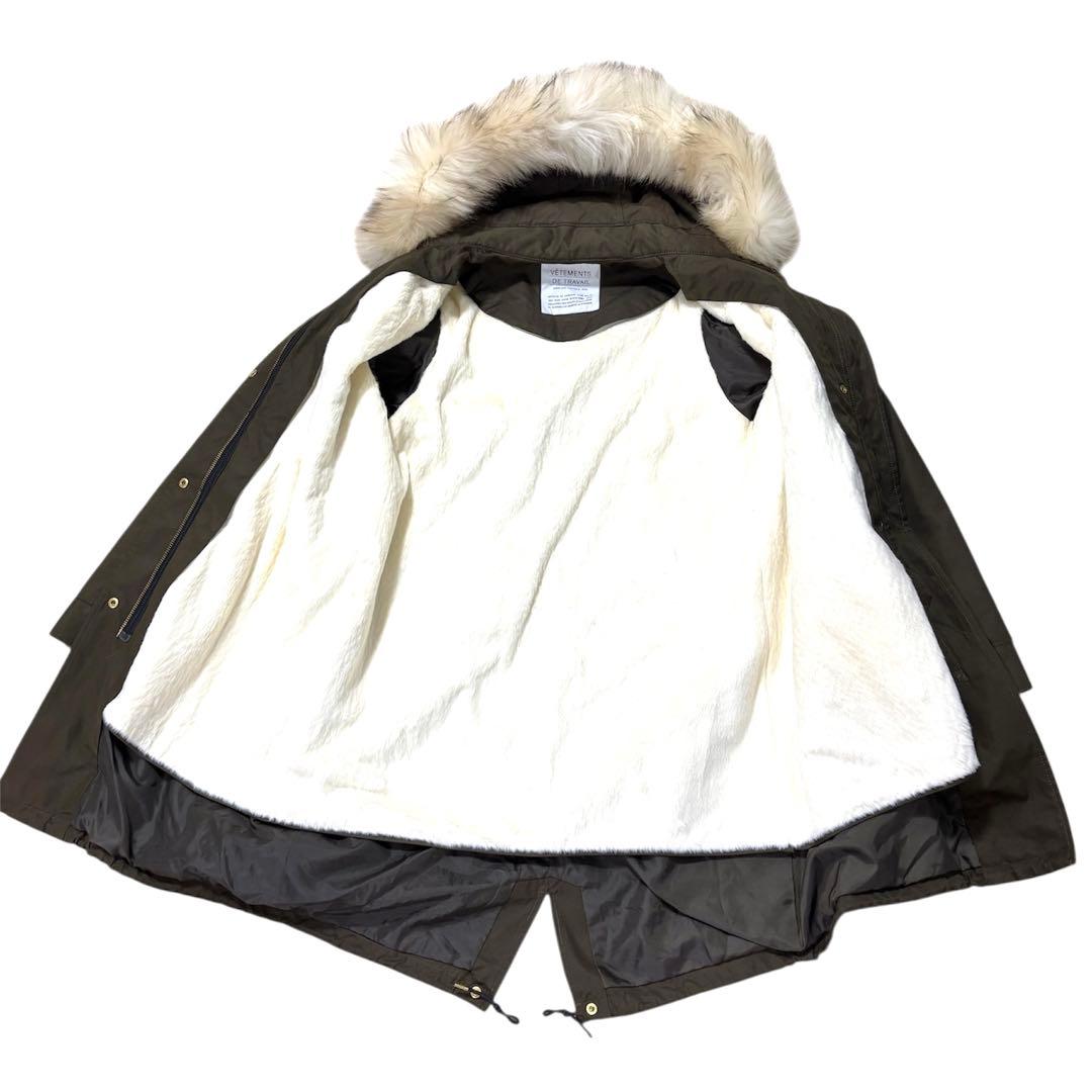 【美品】 IENA イエナ オリーブ ファー ライナー付き モッズコート