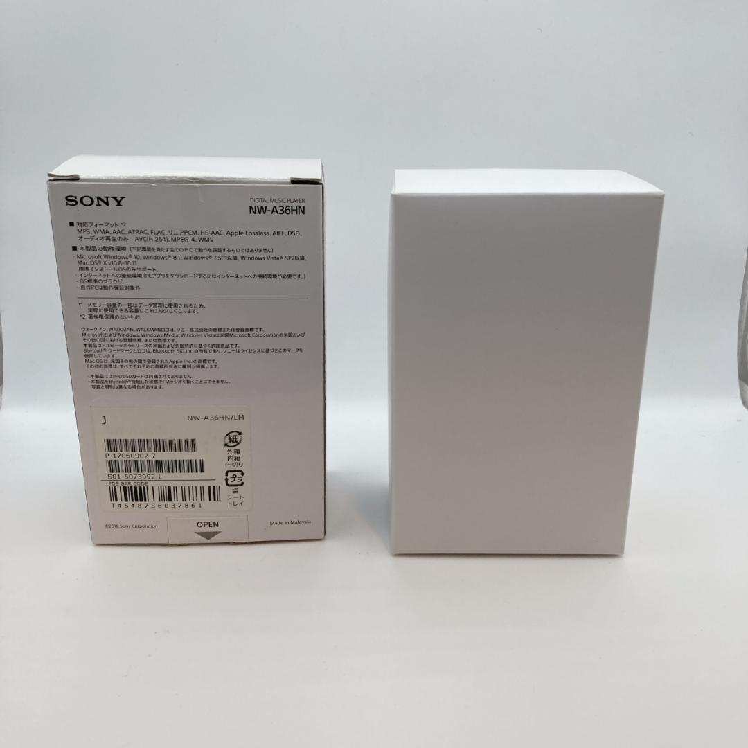 【極美品】箱付き SONY WALKMAN NW-A36 32GB ハイレゾ対応