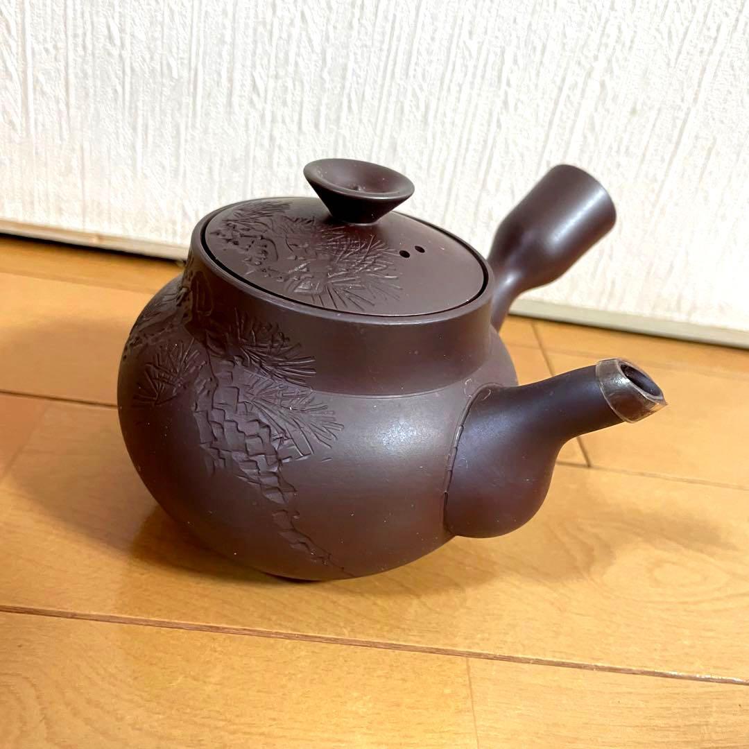 【新品・美品】萬古焼　煎茶器　酔月造　5脚セット　和食器　茶器　箱あり