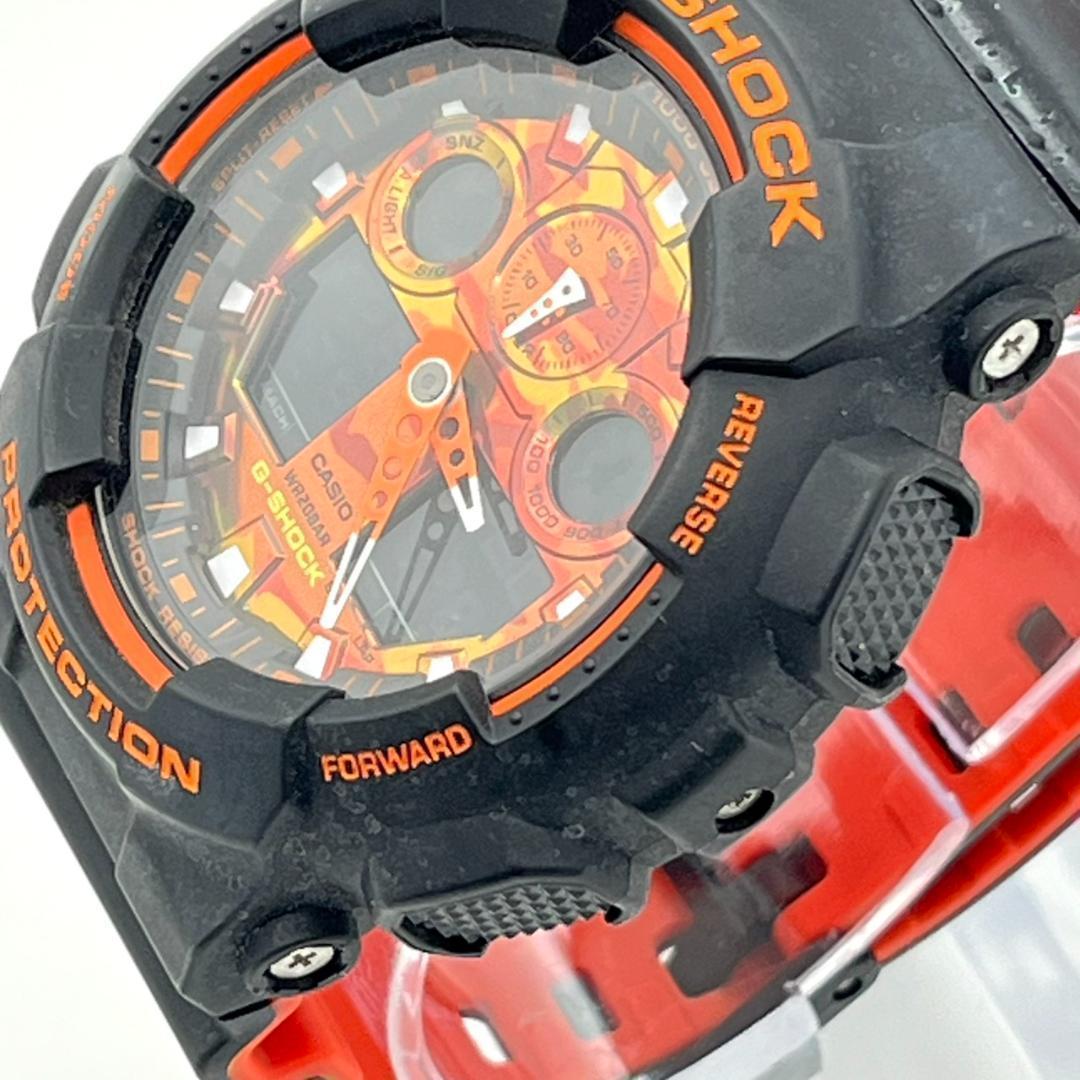 良品 カシオG-SHOCK 新品電池交換済み GA-100BR