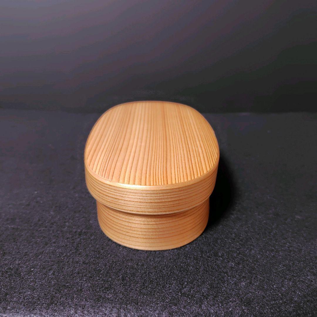 【新品】栗久 曲げわっぱ 弁当箱 小判型スリムタイプ 日本製　伝統工芸品
