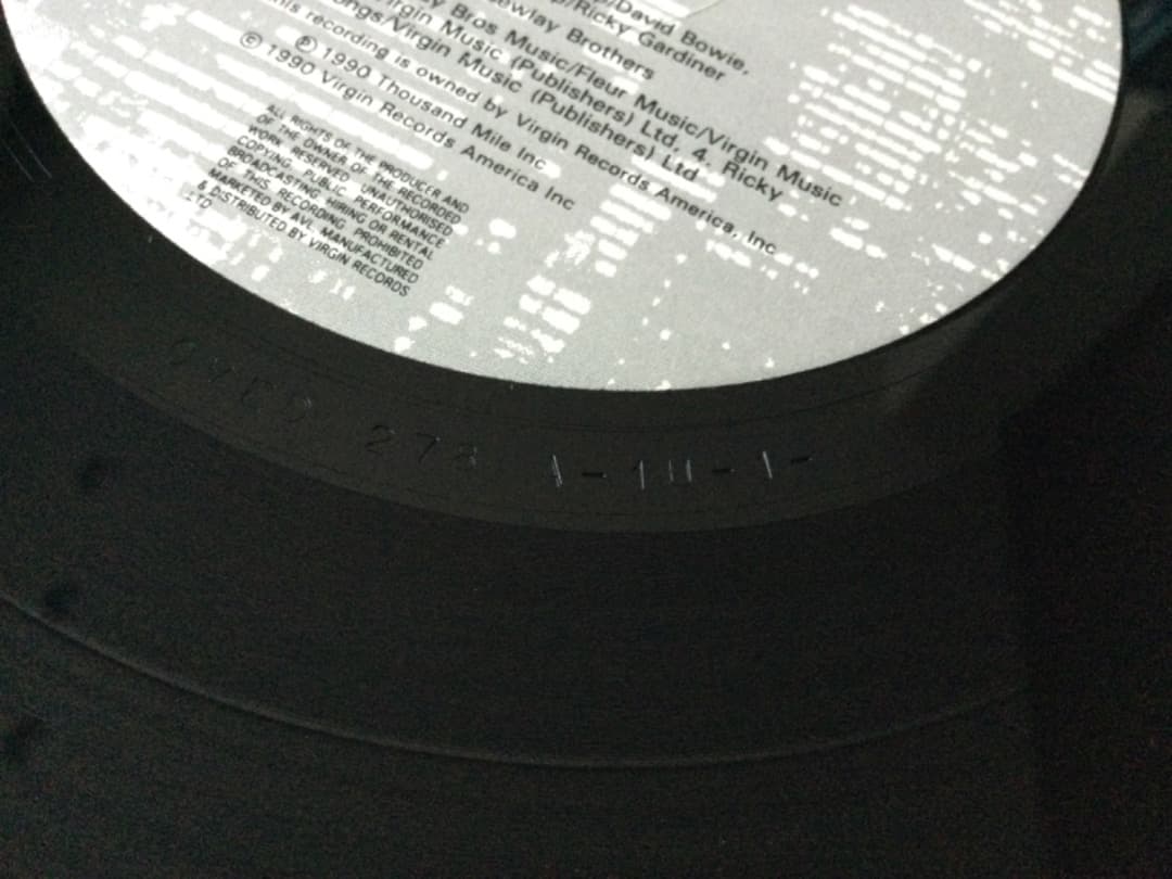 Iggy Pop／Lust For Life 英国盤 virgin 初回マト