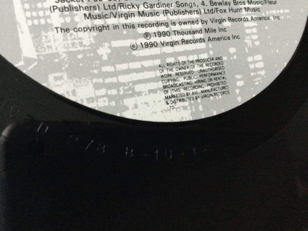 Iggy Pop／Lust For Life 英国盤 virgin 初回マト