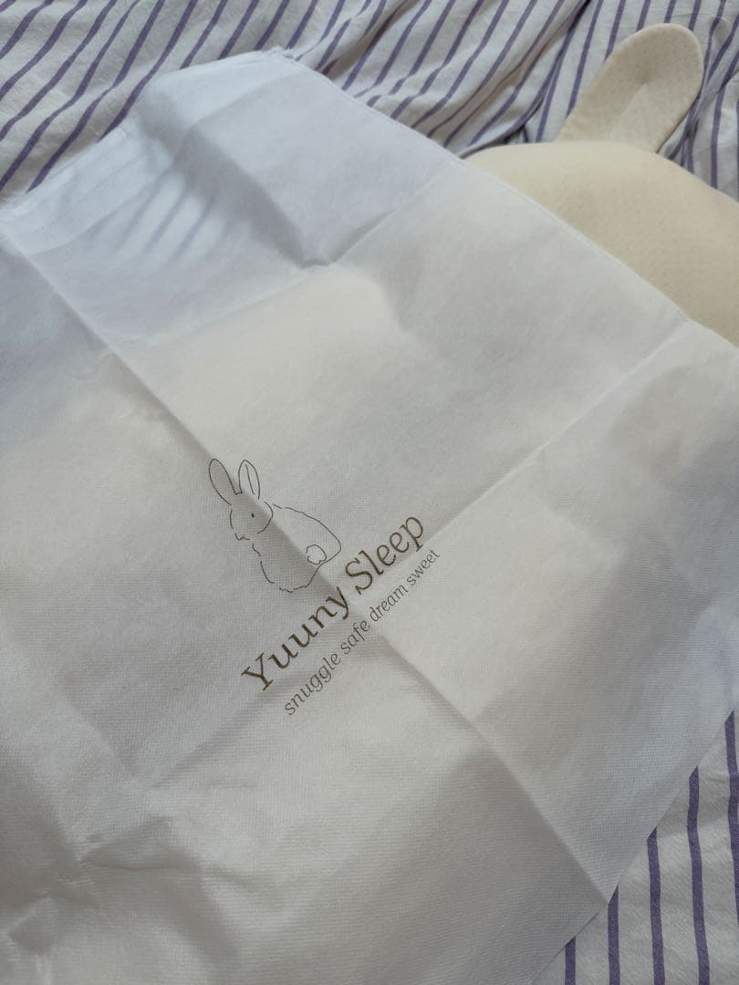 【3回のみ使用】YuunySleep ウサギ型絶壁防止枕 0-24ヶ月