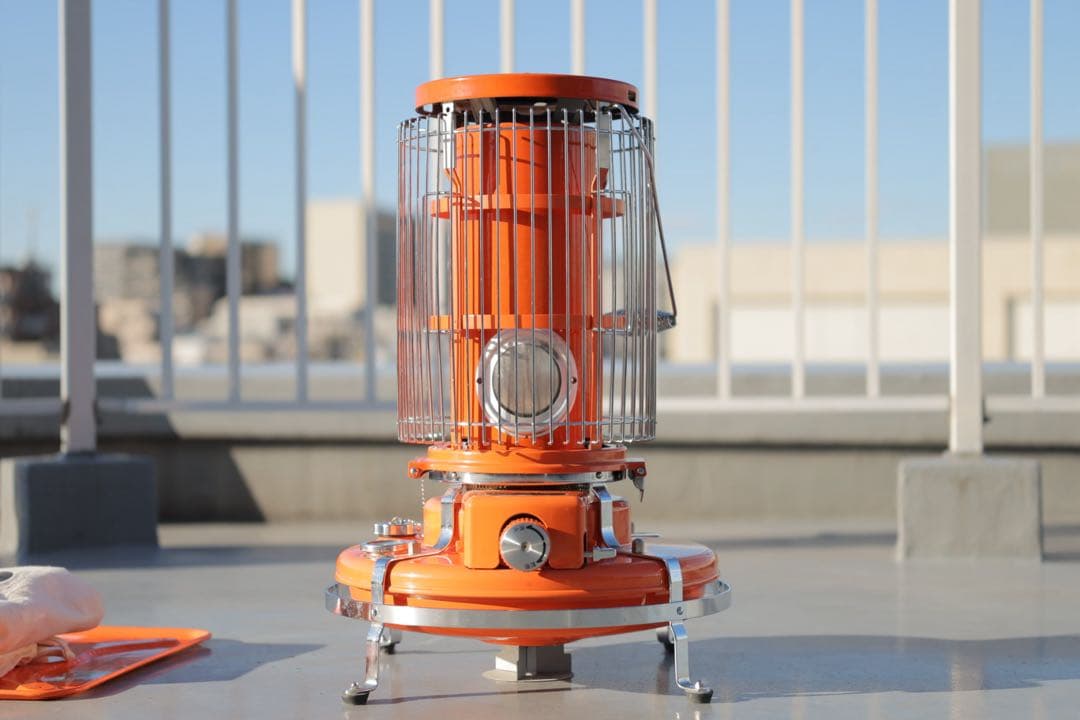 アラジン× BEAMS ブルーフレームヒーター 橙色