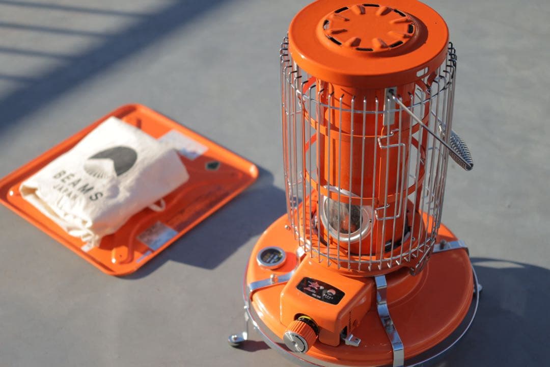 アラジン× BEAMS ブルーフレームヒーター 橙色