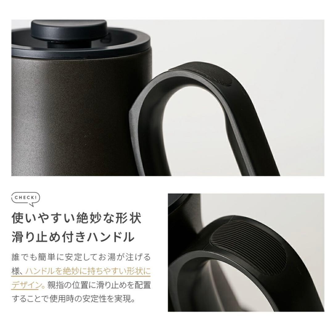 EPEIOS 電気ケトル ドリップケトル1 ℃単位温度調節 保温 急速沸騰