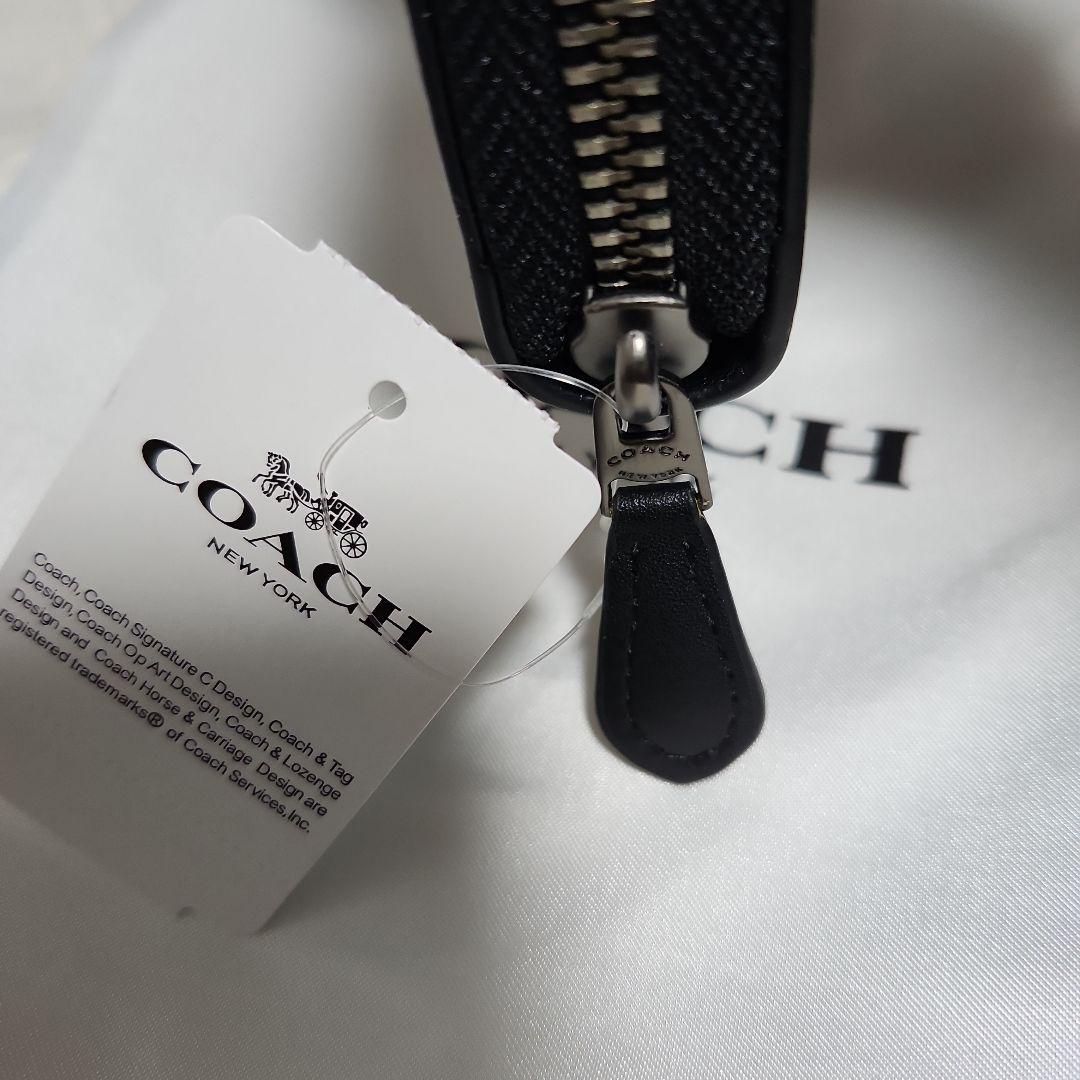 COACH 長財布 ホワイト/ブラック