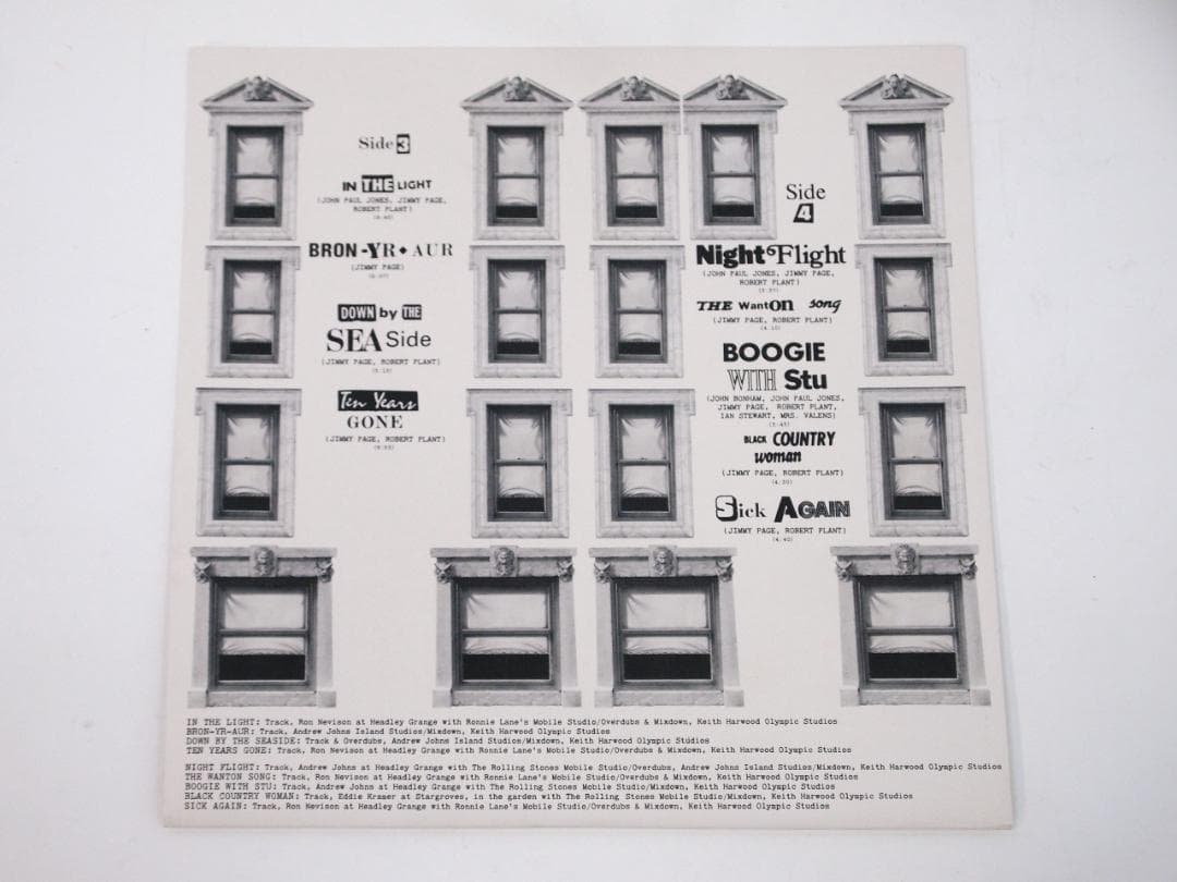 M*G様 見本盤 プロモ 帯付 レッド・ツェッペリン フィジカル・グラフィティ