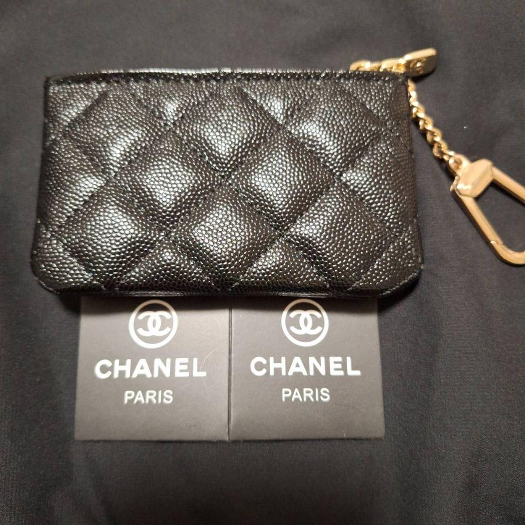 新品‼️シャネル チェーンロゴキルティングケース ノベルティ♡