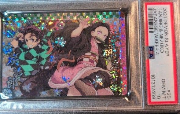 PSA１０ 鬼滅の刃　世界に2枚 タンジロウ＆ネズコ