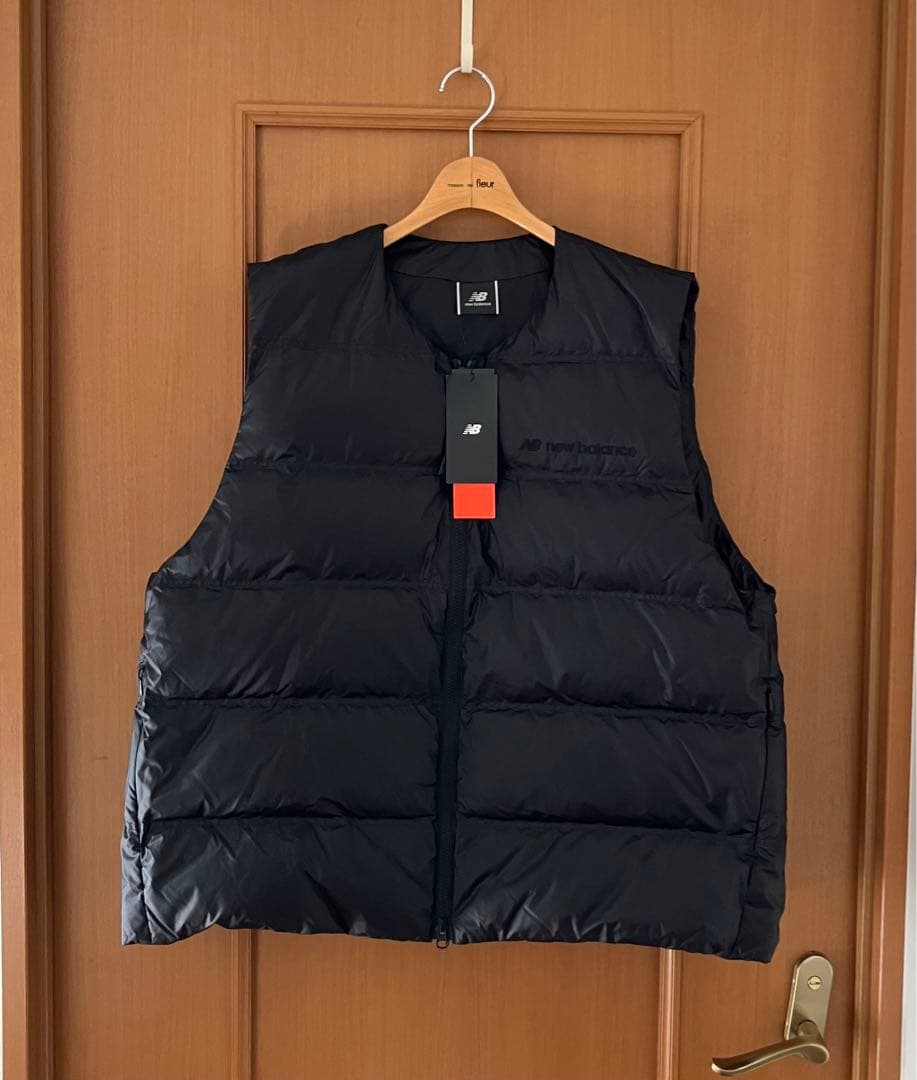ニューバランス ダウン ベスト L MET24 Down Vest ブラック
