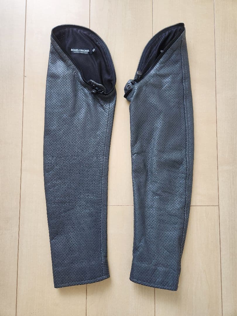 ロアーズオリジナル roars original 革袖 パンチングメッシュ