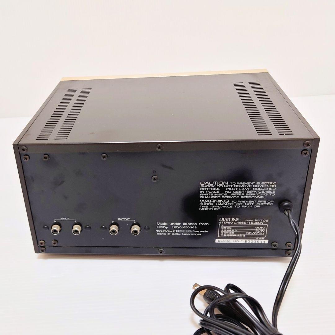 DIATONE　ダイアトーン　model:M-T05　カセットデッキ　ジャンク
