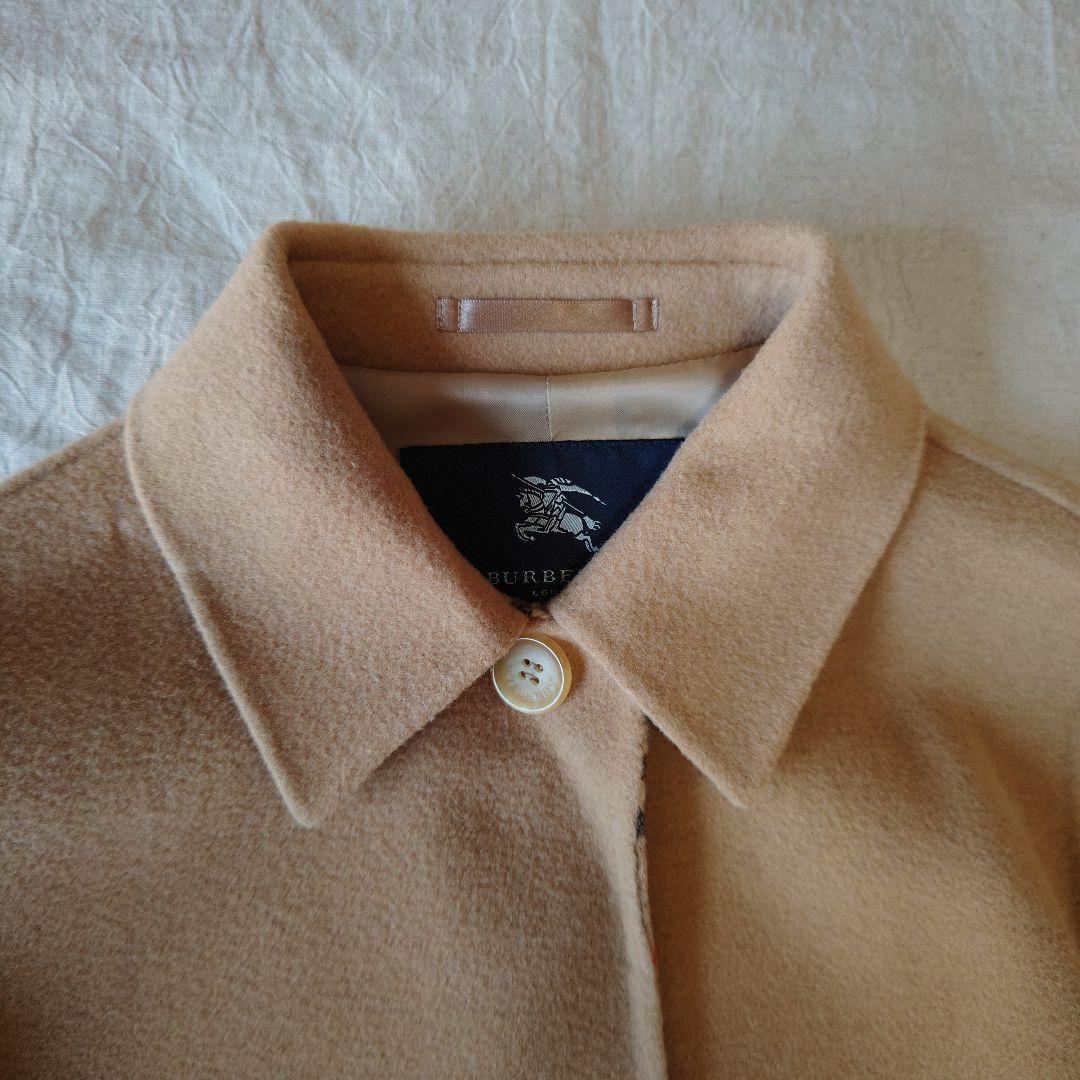 BURBERRY LONDON ウールカシミアコート ノバチェック サイズ40
