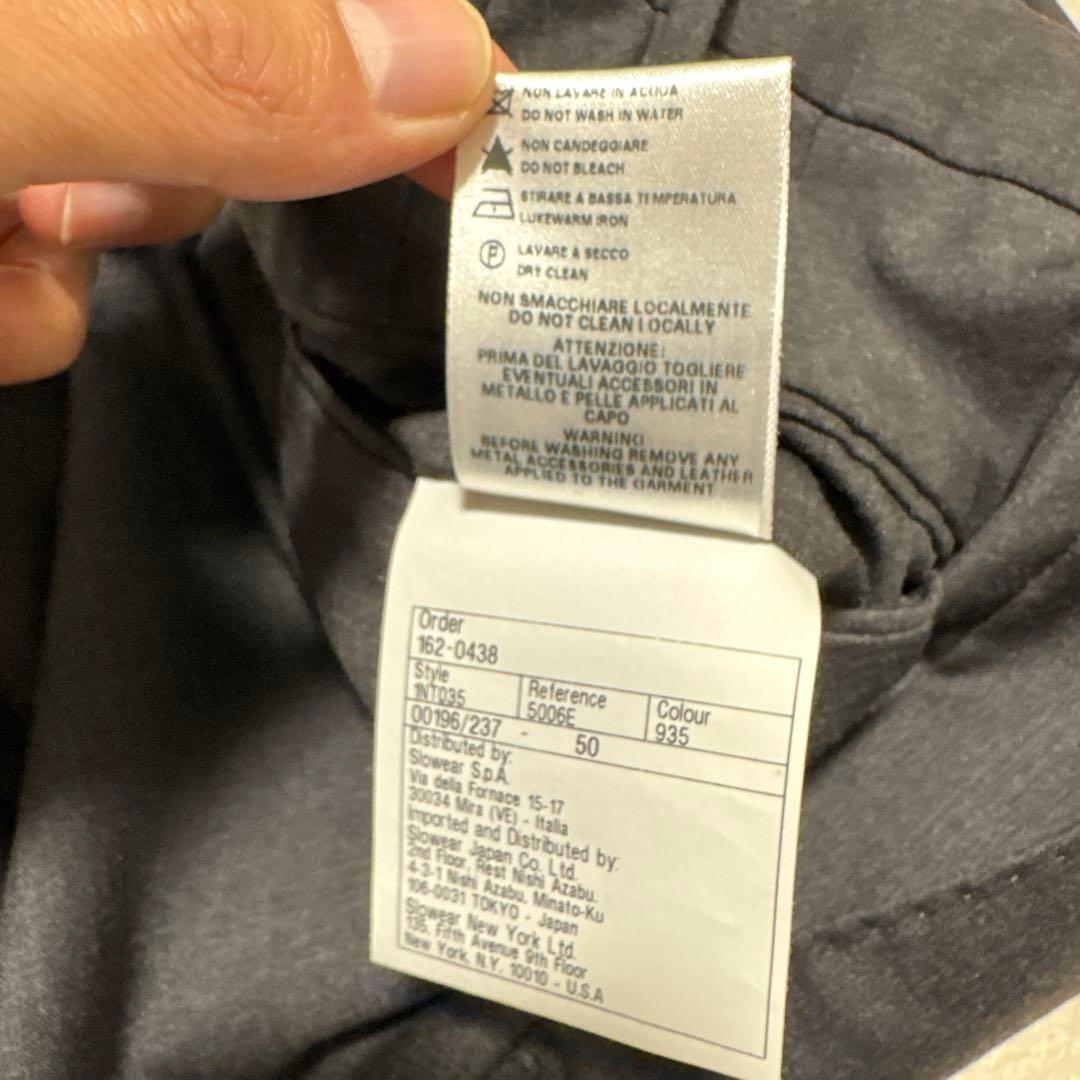 49 未使用　春秋　インコテックス　スラックス　グレー　50