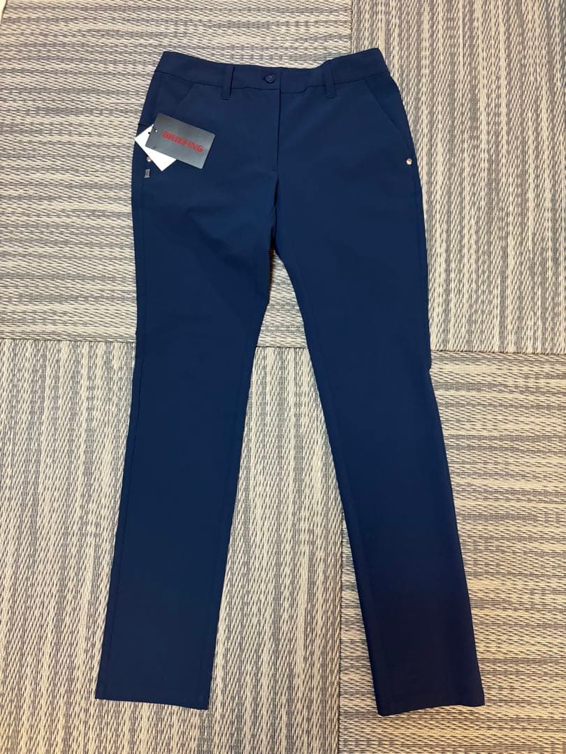 BRIEFING ゴルフ　レディースネイビー スラックス