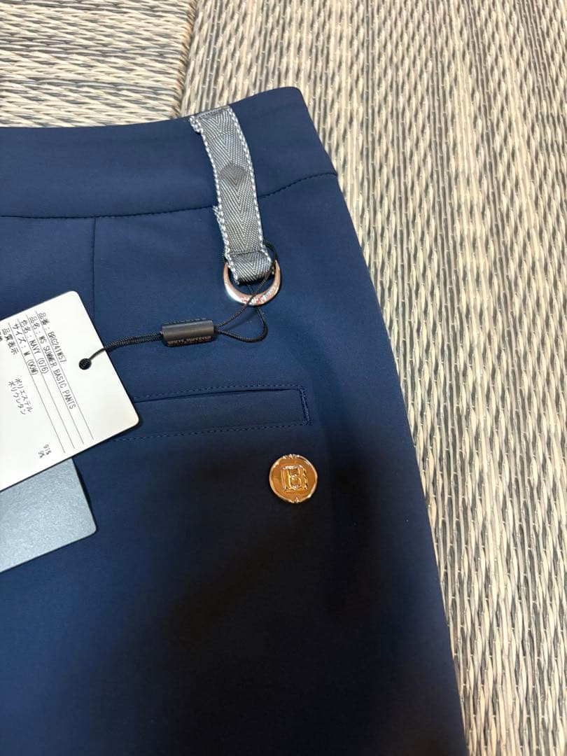 BRIEFING ゴルフ　レディースネイビー スラックス